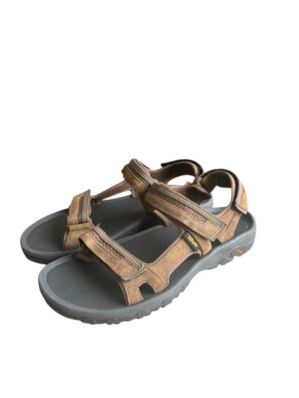 Teva Hudson brown and black Sandals for Men size 10.